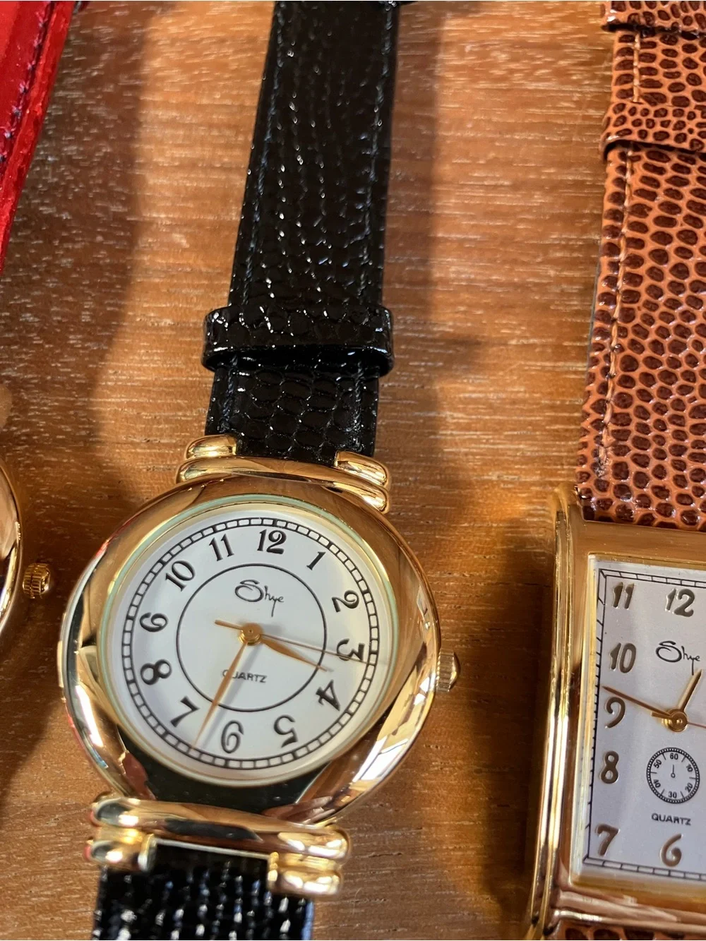 Women’s Watch Lot - New - All Need Batteries - Leather Bands